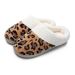SincereWay Vrouwen Fuzzy Slippers Koraal Fleece Gevoerd Gebreide Pluche Stof Comfortabele Memory Foam Anti-Skid Thuis Schoenen Indoor Outdoor
