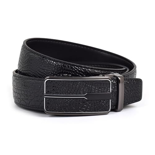 Image of WildHorn Men's Genuine Leather Belt for Men| Premium Auto-Lock Buckle | Adjustable up to 48 inch | Formal & Casual Wear | Micro-Adjust Fit | Stylish Gift Box Included