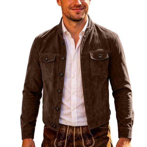 Veste velours côtelé homme contre le froid avec poches poitrine