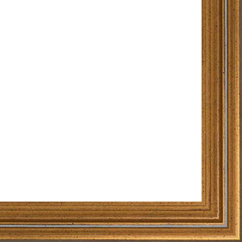 CountryArtHouse Picture Frame Moulding (Wood) 100ft bundle - Traditional Gold Finish - 1