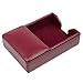 Burgundy Blue Bonded Leather 4