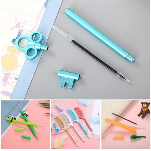 10 bolígrafos gel divertidos y únicos para escuela y oficina miniatura 5
