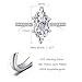 Lab Grown Diamond Ring, 2 CT Marquise Engagement Ring for Woman, 18K White Gold Plated D Color VVS1 Clarity Promise Ring for Her, Simulated Diamond Wedding Band Anniversary Ring (7)