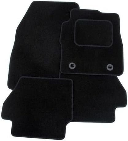 RMSONE GENUINE FULLY TAILORED BLACK CARPET CAR MATS POLO 2009-2017 (BLACK TRIM)