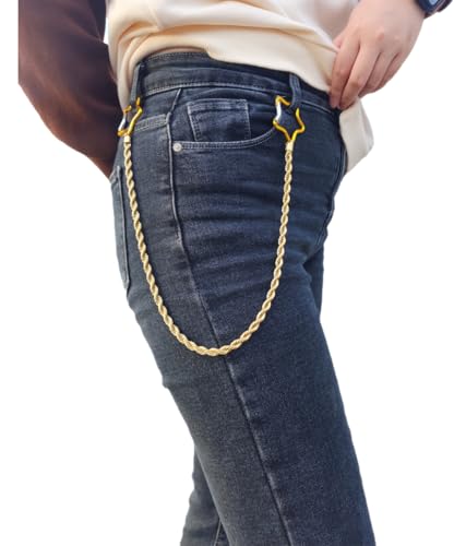 TFORESTER Wallet Chain Pants Pocket Chain Belt Chains Jean Chains 22.5