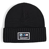 BMW Formula 1 Racing Adult Black Cuffed Knit Beanie by PUMA