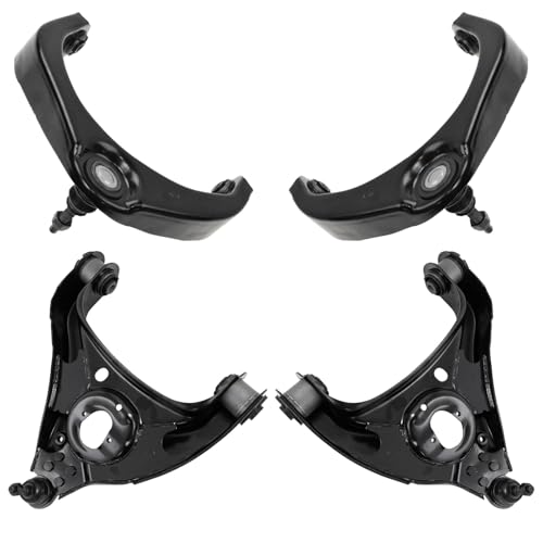 TRQ Brazo de control delantero superior e inferior con rótula compatible con Dodge Ram 1500 2006-2008