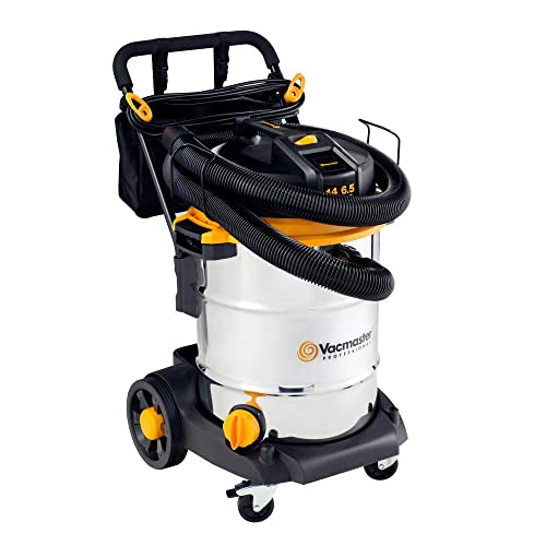 Vacmaster VJE1412SW0201 Beast Professional Series 14 Gal. 6.5 HP Steel Tank Wet/Dry Vac with Cart