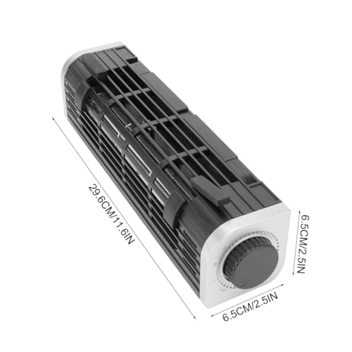 Enfriador USB para laptop con ventilador ajustable y soporte trasero negro miniatura 2