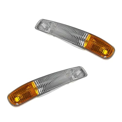 Corner Parking Turn Signal Light Lamp Left & Right Pair Set for GMC Sierra Yukon