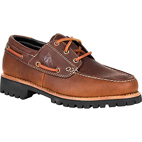 Rocky Mens Collection 32 Boat Casual Shoes - Brown