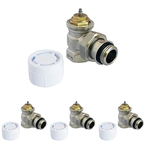 Corps thermostatique équerre 1/2 régulateur précis de radiateur
