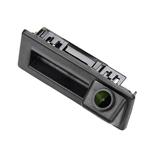 Uppgraderad omvänd kamera 1280 x 720 p kamera integrerad i bakluckehandtag Backupkamera för Audi A3 RS3 S3 MQB 8V A4 S4 RS4 B9 VW Atlas Touran Caddy Skoda Superb Octavia A7 5E 2015-2019