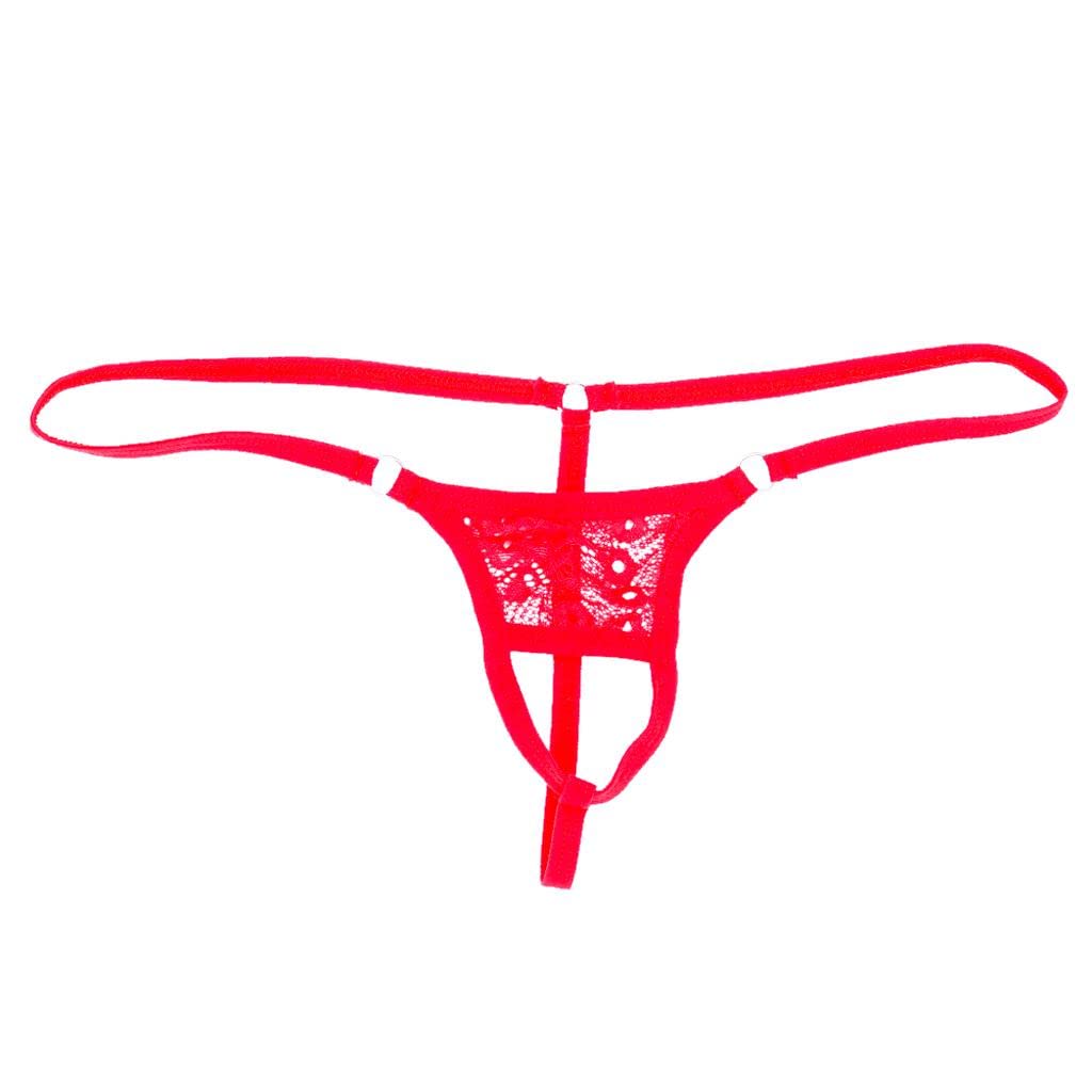 Men's Open Front Breathable G-String Underwear Pouch Brief Thong Red | Clothing Shoes & Accessories | Mens Clothing | Underwear | 1 Piece of Underpants-image-30