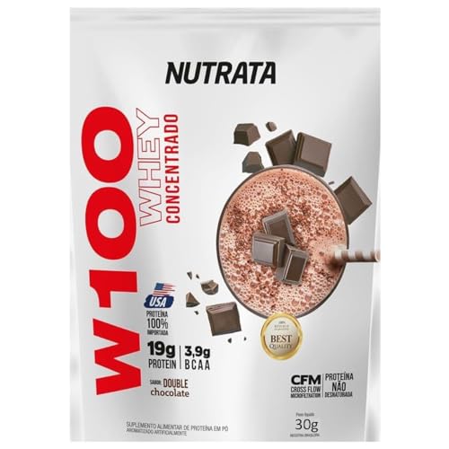 Nutrata W100 Whey Concentrado 30g - Chocolate Nutrata W100 Whey Concentrado 30g - Chocolate