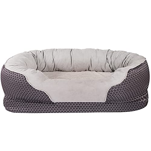 AsFrost-Dog-Bed-Orthopedic-Dog-BedBolster-Dog-Beds-for-Small-Medium-Large-Dogswith-Solid-Orthopedic-Foam-Soft-Washable-Pet-Bed-Breathable-Rectangle-Sleeping-Bed-Anti-Slip-Bottom