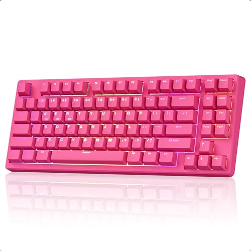 Kisnt KN85 Wireless Silent Mechanical Keyboard, 75% Layout...