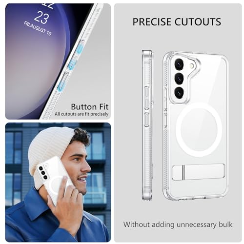 Coque Samsung S23 MagSafe GUAGUA avec support béquille intégrée antichoc