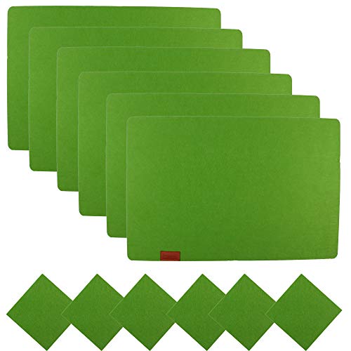 Famibay Set 6 Tovagliette in Feltro e