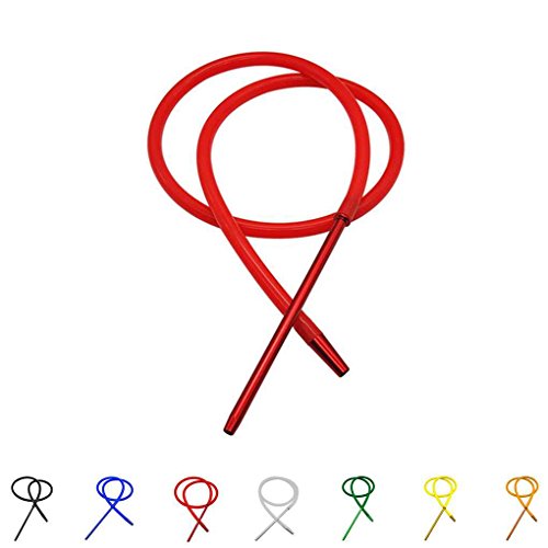 1.8M Shisha-Shisha-Schlauch mit Aluminiumschaft-Silikonschlauch Shisha-Shisha-Schlauch Moderne Pfeife (green) – Bild 7