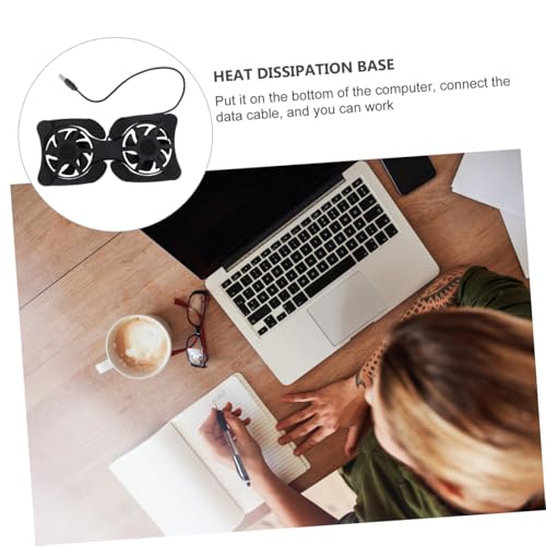 Ventilador portátil plegable para laptop Mipcase con doble USB miniatura 3