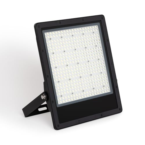 Projecteur LED 200W Dimmable 0-10V Noir IP65 5000K pour extérieur