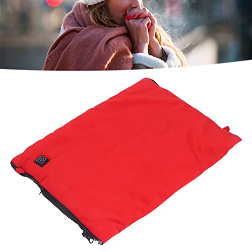 Topyond Custodia Riscaldante Elettrica Regolabile con USB, 3 Marce, Pieghevole E Senza Pelucchi, Borsa Portatile E Cuscino del Sedile, Scaldabagno Esterno, Borsa Riscaldata USB 5V