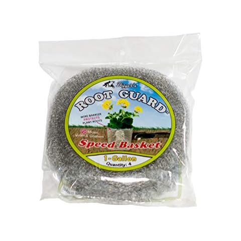 Digger’s 1-Gallon Root Guard Speed Baskets for Plants, Control Gopher for Efficient Planting, 4-Pack Cover