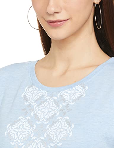 Image of Max Women Regular Fit Graphic Printed Round Neck T-Shirt