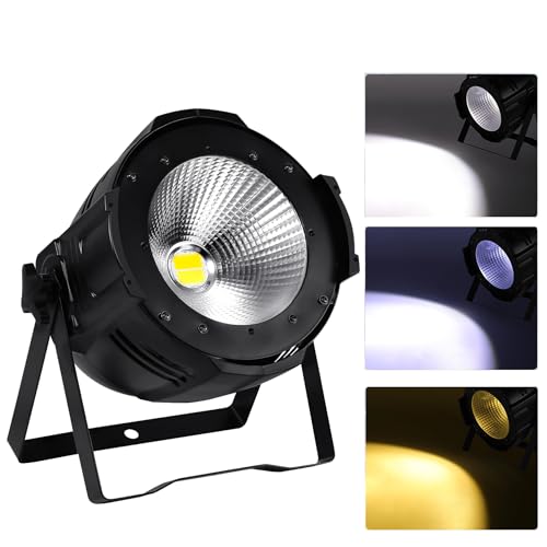 Ridgeyard LED Par Lights COB 200W DMX512 & Sound Activated