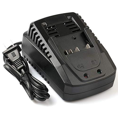 Batteriol BC660 BC1880 18V 14.4V Li-ion Battery Replacement Charger for Bosch BAT609 BAT609G BAT618 BAT618G BAT614 2607336236 Cordless Electrical Drill Lithium-Ion Battery Slide-in Style AL1860CV