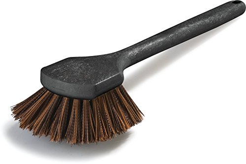 Image of SPARTA 36505L00 Plastic Utility Brush, Scrub Brush With Long Handle For Kitchen, Restaurant, Home , 20 Inches, Black, (Pack of 12)