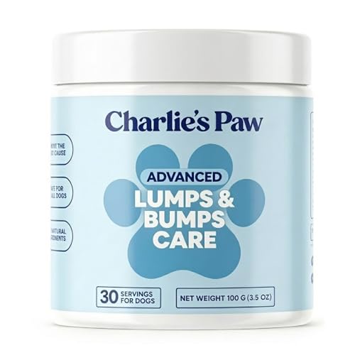 100g Charlies Paw Advanced Support for Lumps & Bumps Senior Dog Supplement for Healthy