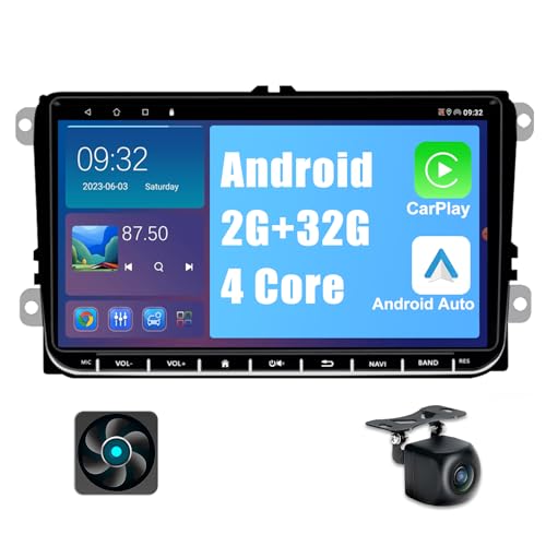 Kovanda Android Autoradio für VW Golf 5 6 Touran Tiguan Skoda Caddy Amarok, 9