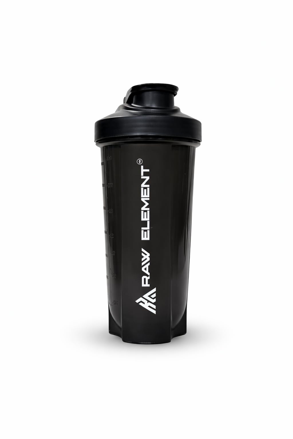 Raw Element Protein Shaker Bottle with Storage – Leak-Proof, BPA-Free, Non-Slip Grip, Portable Mixer for Smoothies & Pre-Workout (Black) (Modern, Black)-image-15