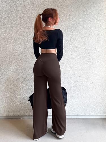 Image of YEOREO Ease Workout Leggings Womens No Front Seam Straight Leggings 29 inch / 31.5 inch / 33 inch / 35 inch High Waist Buttery Eddiy Yoga Pants