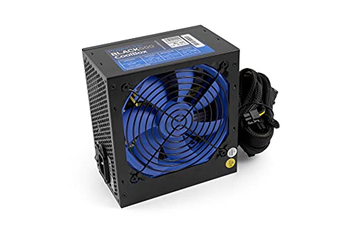 Lunghezza cavo ATX:50 cm. CoolBox Powerline Black 600 600W ATX Nero alimentatore per computer