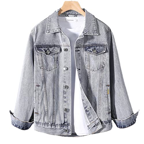 Manteau printemps automne garçon veste denim casual pour les sorties en ville