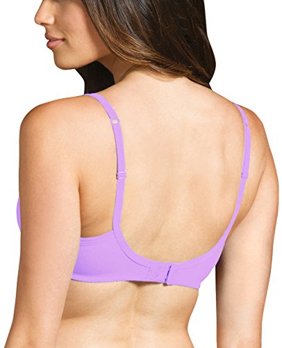 Image of Jockey 1723 Women Wirefree Padded Super Combed Cotton Elastane Stretch Medium Coverage T-Shirt Bra with Lace Styling