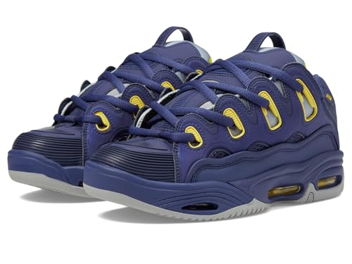 Osiris Men's D3 2001 Skate Shoe, Cadet Blue/Yellow, 9