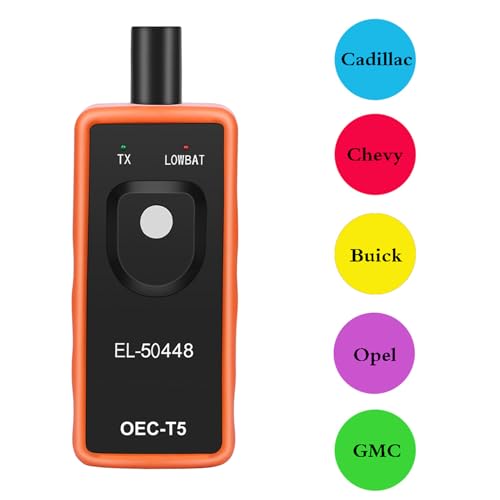 Image of TPMS Relearn Tool for GM, Auto Tire Pressure Monitor Sensor Activation Reset Tool, Tire Sensor Reset Tool, for GM Series Vehicle Chevy Cadillac GMC Buick 2006-2026 (Orange-A)