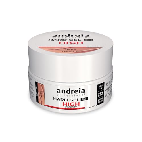 Andreia Professional Hard Nail Gel Biphasic 2 in 1 LED et UV Gel Nail Builder