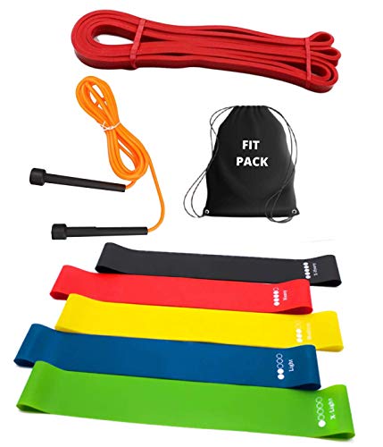 Set de Entrenamiento  8 1  Banda de Resistencia   Gomas elásticas Fitness   Comba