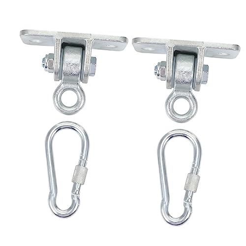 HAWILLOSCH Support De Balançoire Stable Crochet Robuste pour Balançoire Extérieure Kit De Suspension Facile à Installer