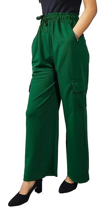 MOOLYAVAAN Products Women & Girls Cargo Pants Relaxed Straight Fit Trousers with 4 Utility Pockets, Lightweight Durable Fabric Stylish Bottom Wear for College, Travel & Outdoor Use-picture-43