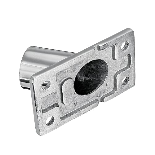 Base rectangular para barco de 60 grados y barra de acero inoxidable 316 para pasamanos marino 3