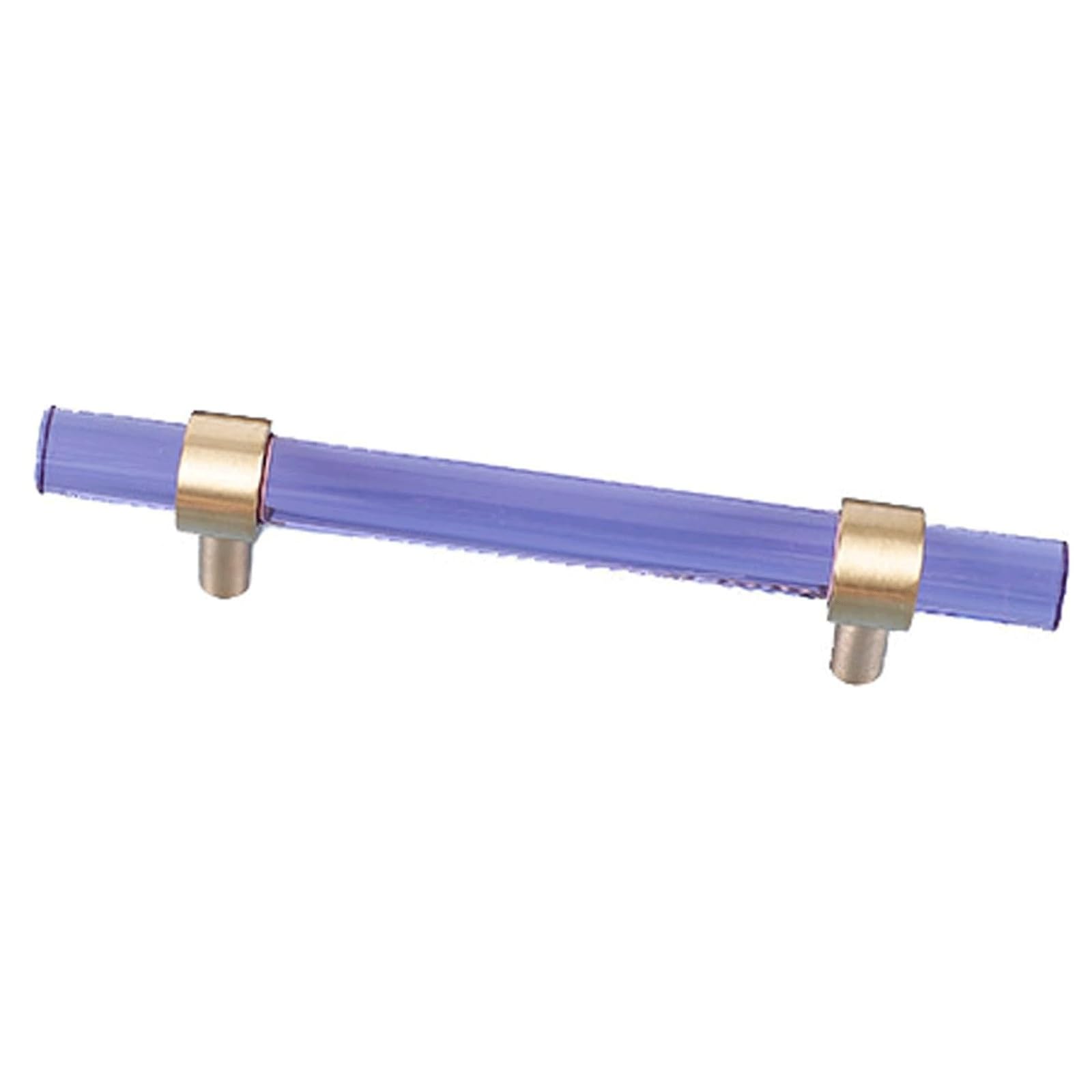 Lcanallyms Purple Kitchen Cabinet Handles, Crystal Copper Kitchen Cabinet Pull Nordic Gold Furniture Drawer Handle Decorative Knob For Cabinets Dresser Cupboard Wardrobe(Purple)