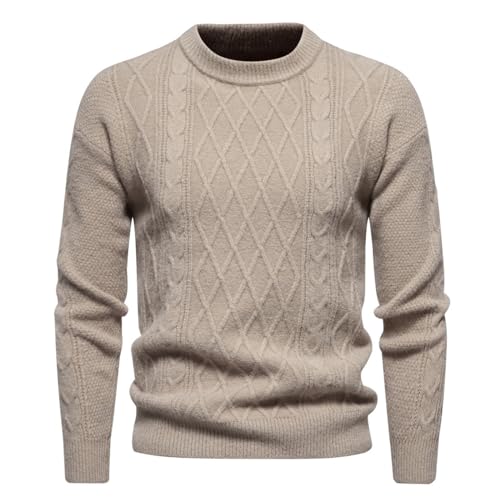 Mens Casual Slim Fit Sweaters V Neck Soft Lightweight Knit Slim Fit Long Sleeve Pullover Top