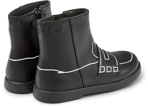 Camper Kids Girls Duet Ankle Boot, Schwarz, 1 Little Kid2