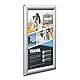 DISPLAY SALES Klapprahmen DIN A3 | 10 Stück | 25 mm Profil | Plakatrahmen in silber | Posterrahmen, Bilderrahmen aufklappbar im Sparpack | Wechselrahmen Budget